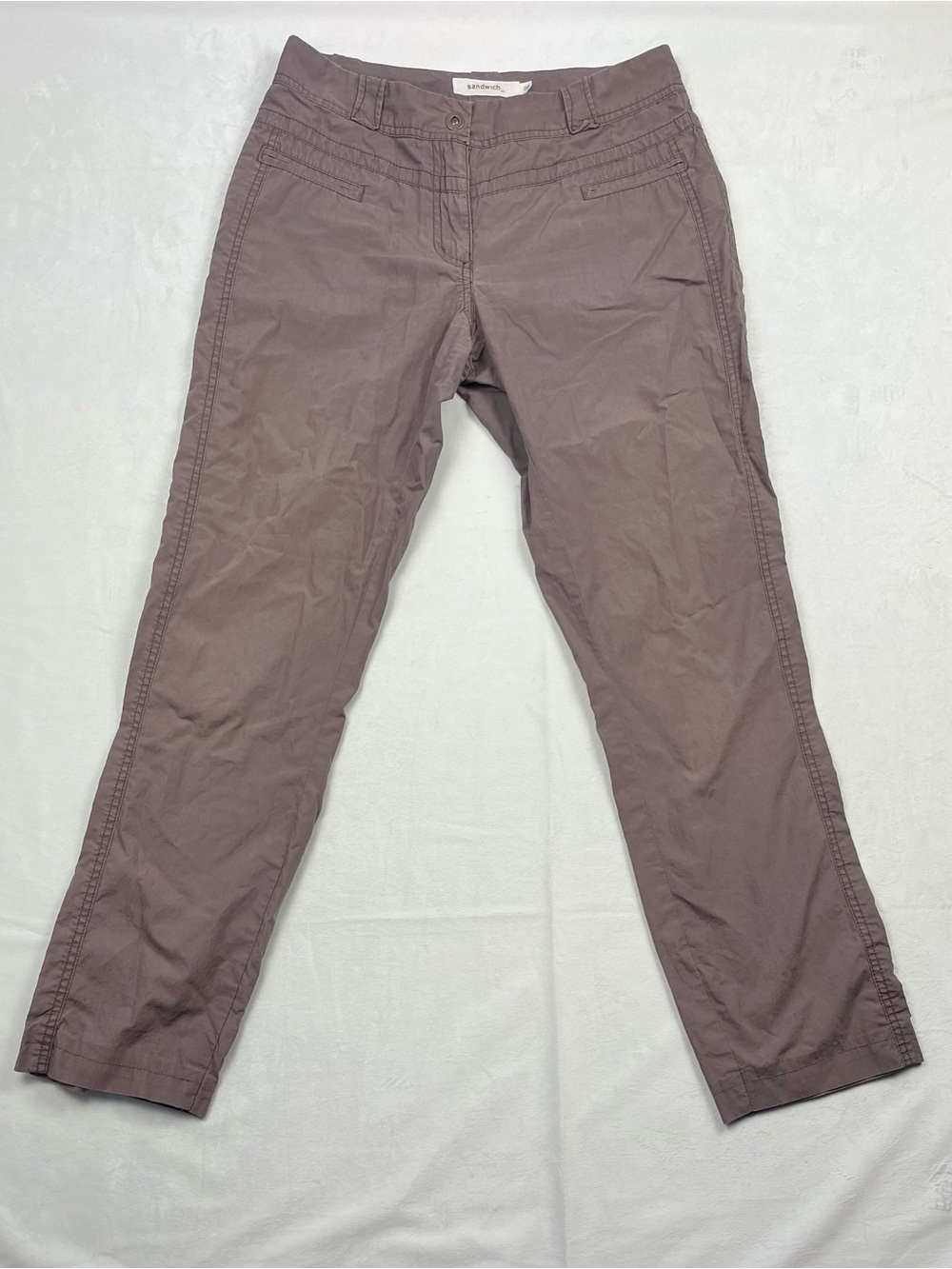 Sandwich Lightweight Straight Leg 100% Cotton Pants Size 36